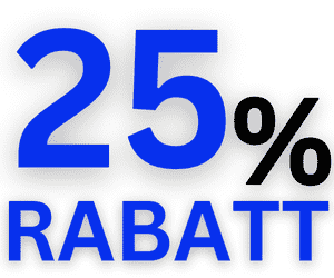 FLASH25“ – 25 % Rabatt auf ausgewählte Artikel